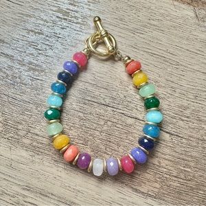 Brinker & Eliza Rainbow Beaded Bracelet